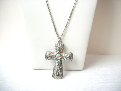 Retro Aurora Borelias Cross Necklace 112320