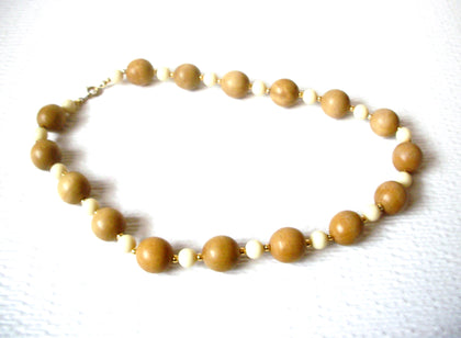 Organic Vintage Wood Necklace 112320