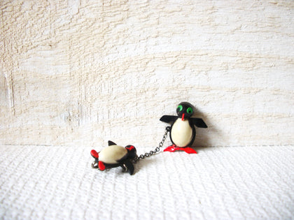 1940s Vintage Penguin Sweater Pin 51820