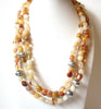 Vintage Coldwater Creek Glass Stone Necklace 112420