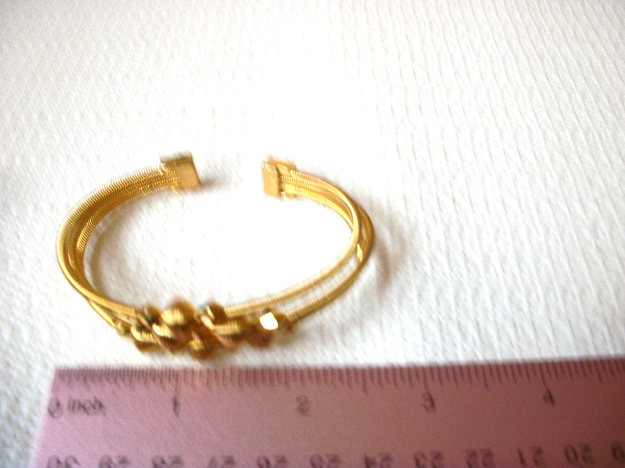 Vintage Gold Toned Cuff 121416