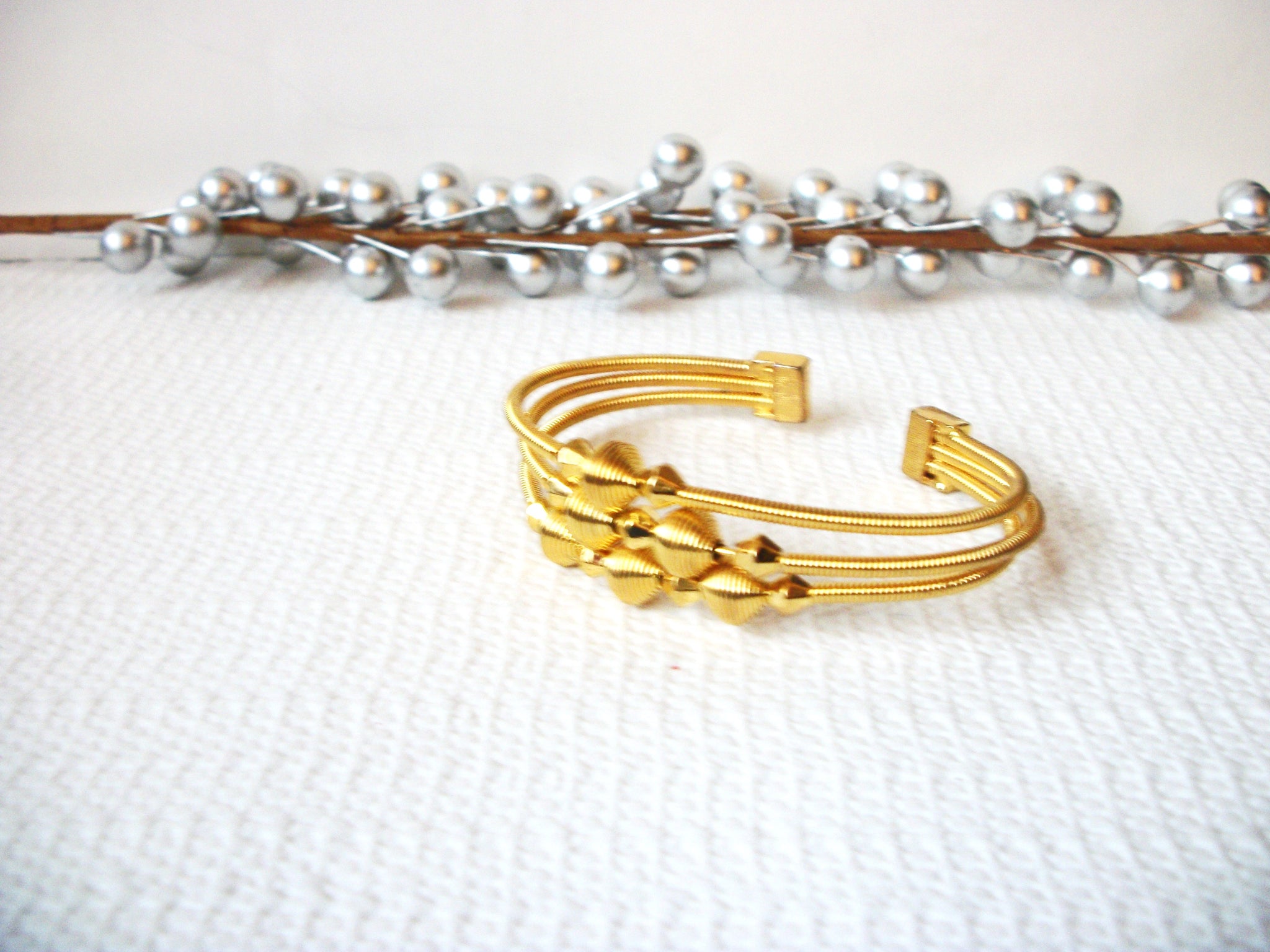 Vintage Gold Toned Cuff 121416