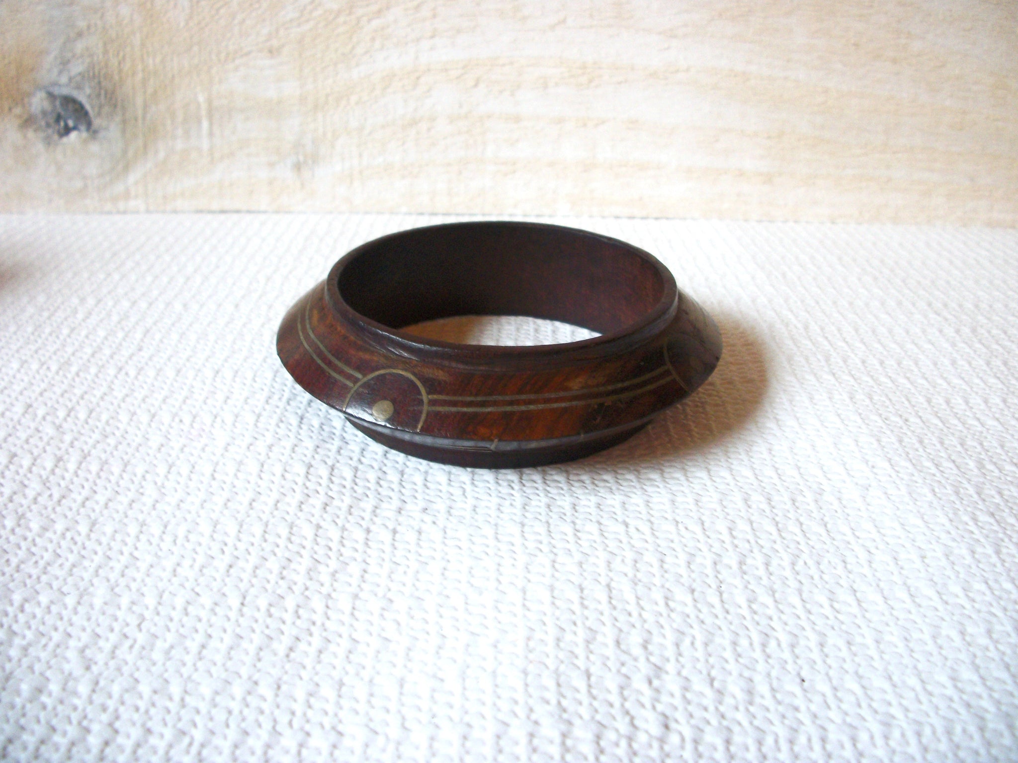 African Wood Bangle Bracelet 51920