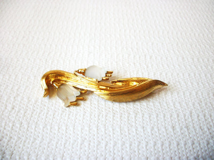 Vintage MONET Floral Brooch Pin 121416