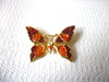 Vintage Enameled Butterfly Brooch Pin 41020