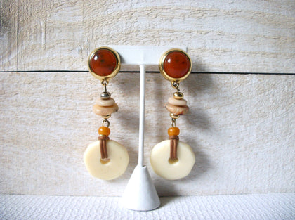 Retro 1970s Massive Dangle Earrings 52020