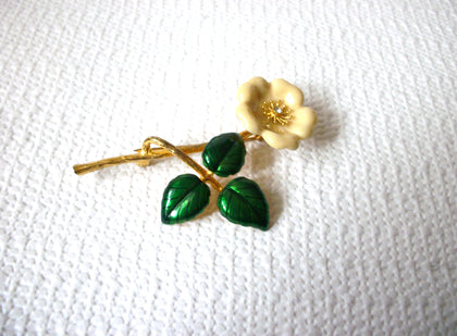 MMA Stamped Floral Brooch Pin 41020