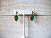 Retro Turquoise Green Dangle Earrings 52020