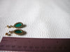 Retro Turquoise Green Dangle Earrings 52020