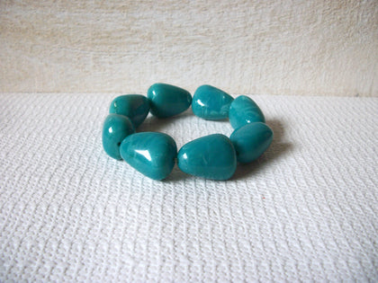 Retro Turquoise Blue Lucite Bracelet 52120
