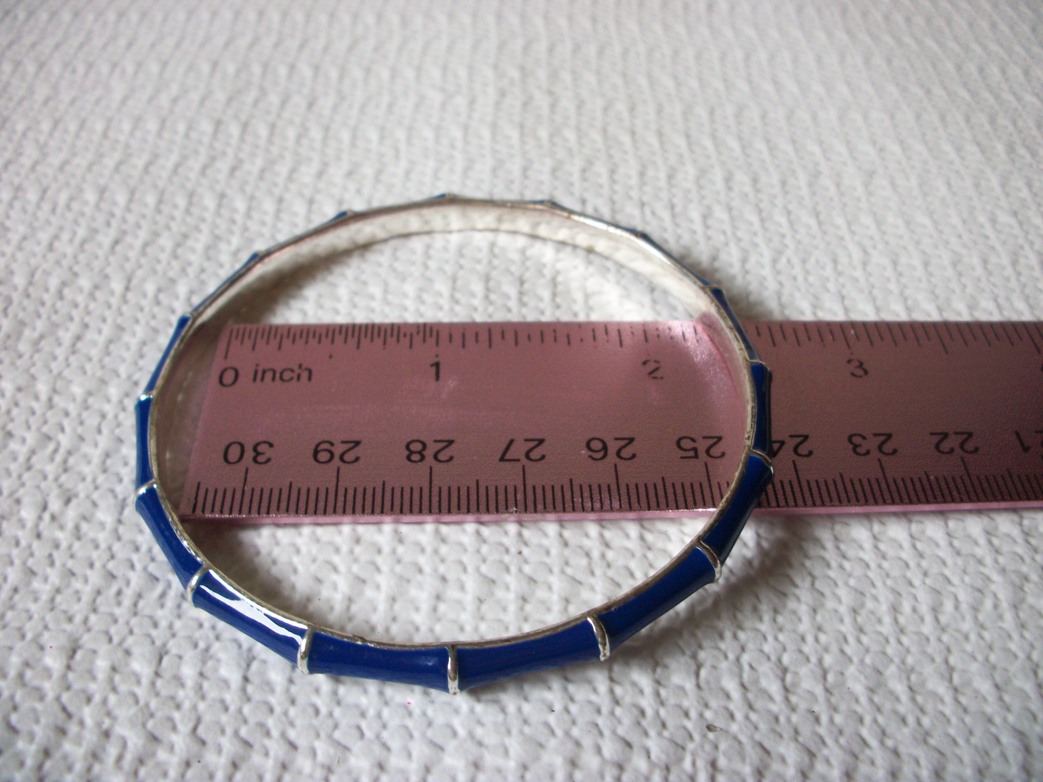 Retro Enameled Bamboo Bangle 52120