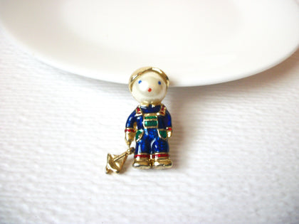 Vintage Little Child Brooch Pin 112620