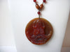 Vintage Rare Chico's Natural Stone Goddess Necklace 112920