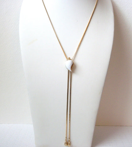 Vintage 1985 AVON Sea Swirls Lariat Necklace 112920