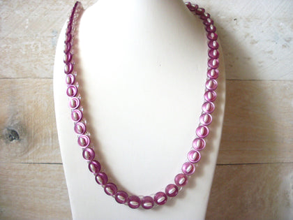 Retro Reversible Lucite Necklace 52220