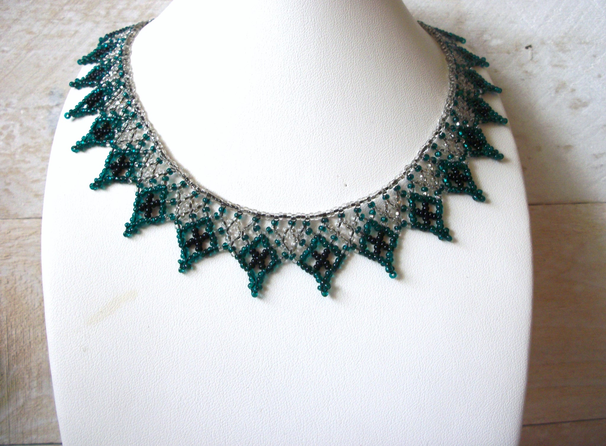 Vintage Glass Necklace 52220