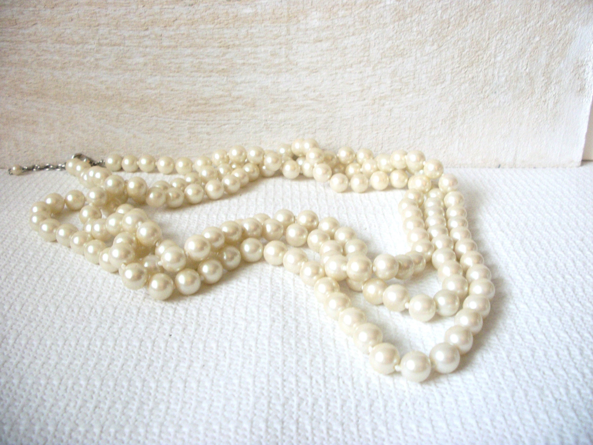72 Inch Glass Dipped Pearl Necklace 52220