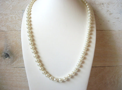 Retro Glass Pearl Necklace 52220