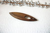 Long Hand Crafted Vintage Wood Brooch 42120