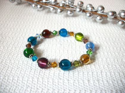 Vintage Colorful German Glass Bracelet 42120