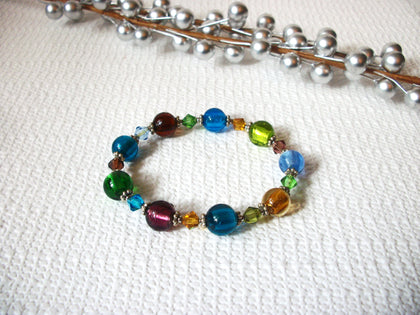 Vintage Colorful German Glass Bracelet 42120