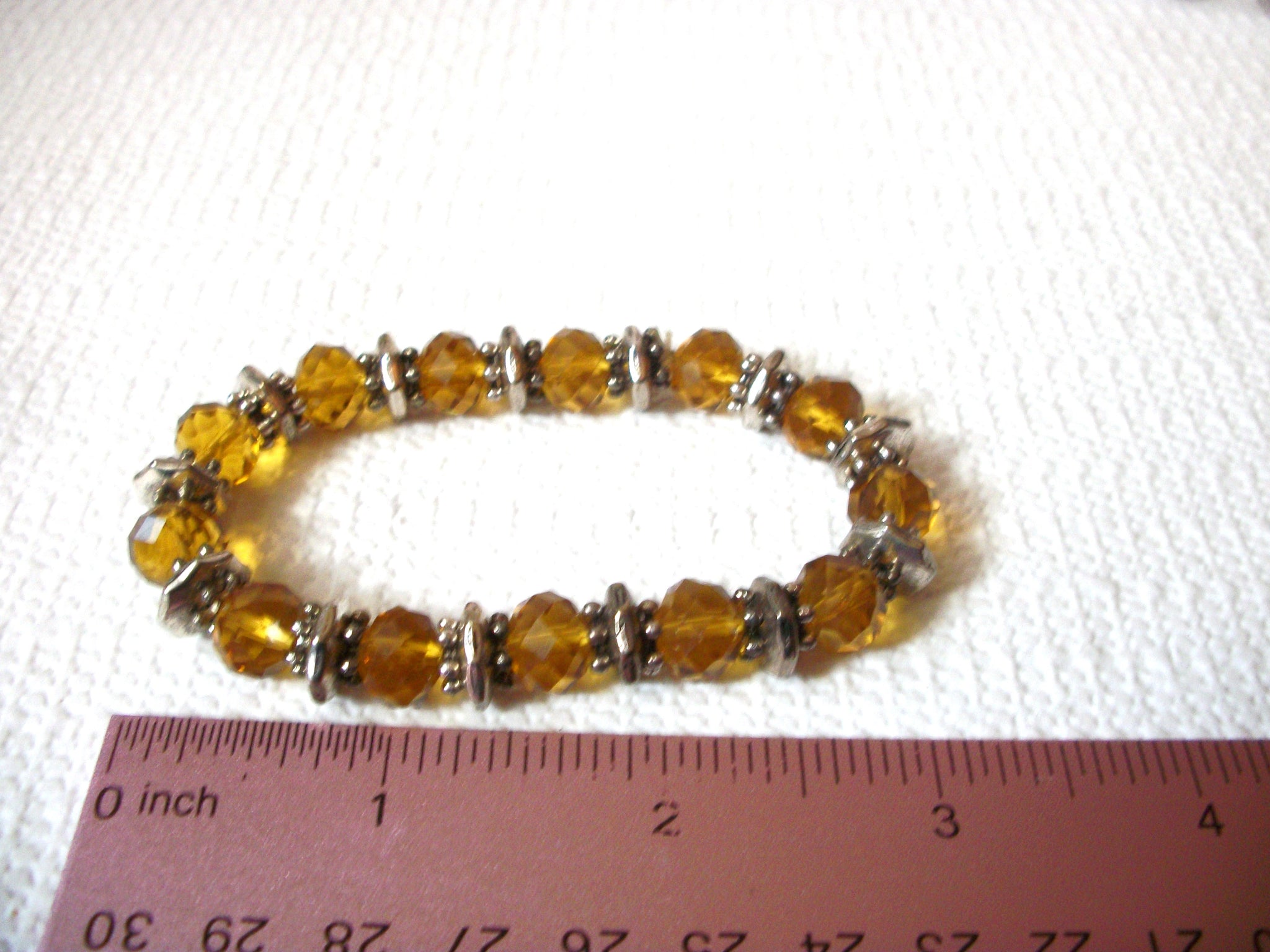 Golden Amber Glass Bracelet 42120