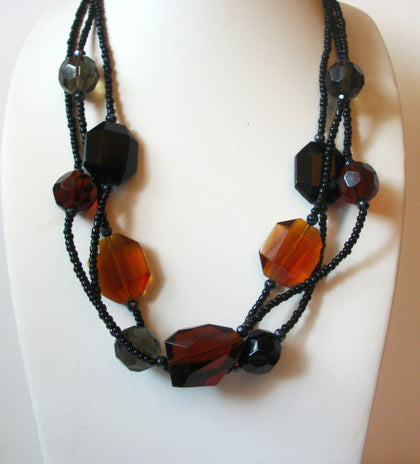 Vintage Glass Necklace 42120
