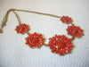 Retro Floral Rhinestones Necklace 42220