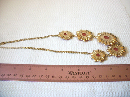 Retro Floral Rhinestones Necklace 42220