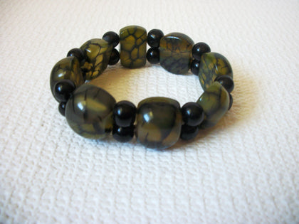 Hand Made Olive Moss Dragon Veins Bracelet 42220