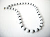 NAPIER Retro Black White Old Plastic Necklace 112720