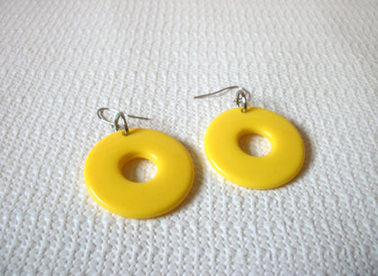 Retro Yellow Dangle Earrings 52320