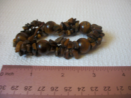 Hand Strung Australian Tigers Eye Hematite Bracelet 42220