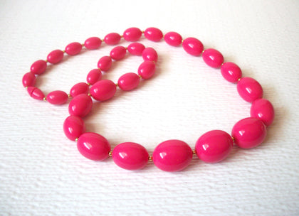 Retro Pink Gold Necklace 113020