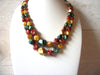 1950s Vintage Hand Molded Beads Necklace 52420