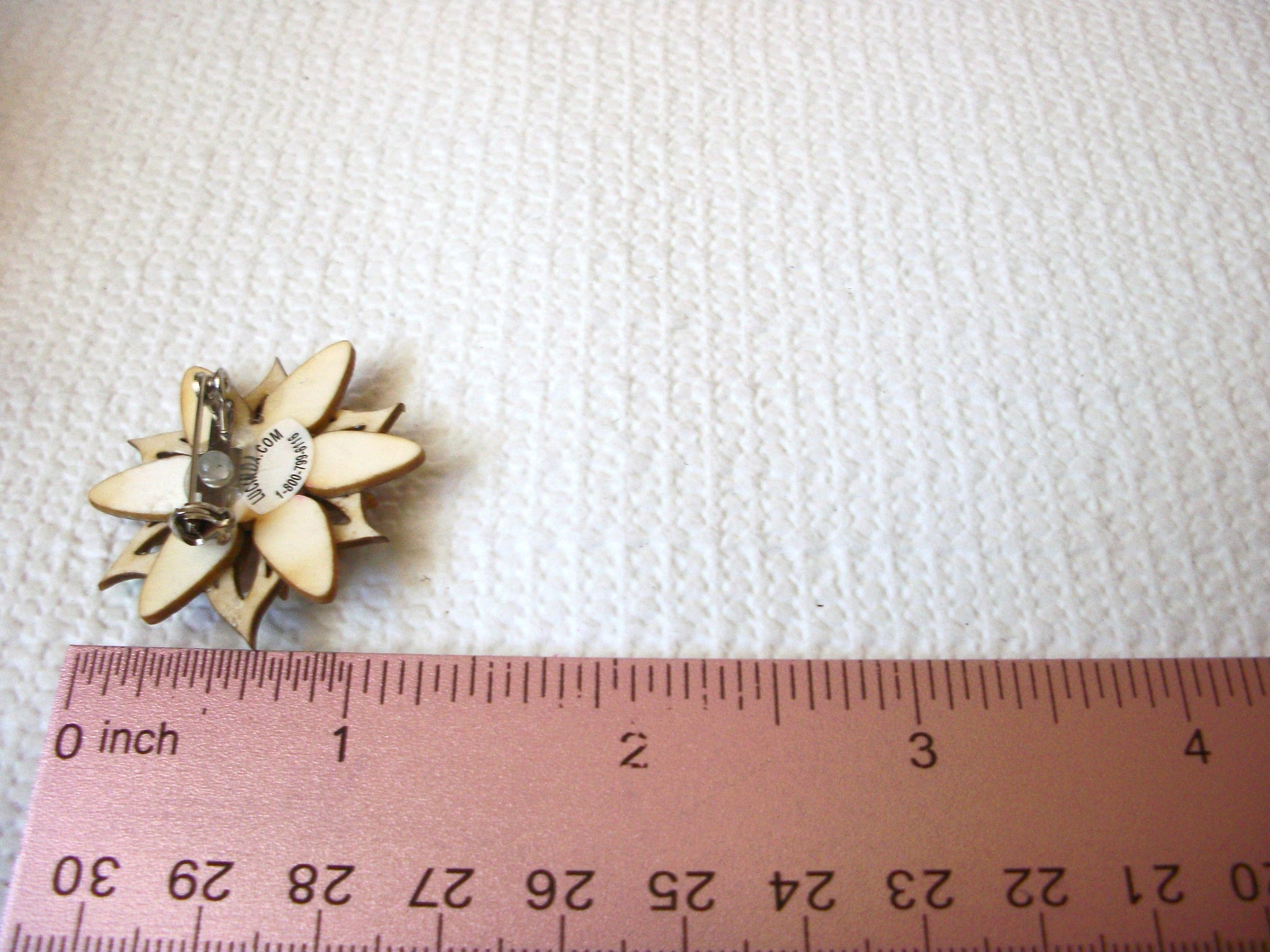 Smaller Rare Vintage Lucinda Flower Pins 42320