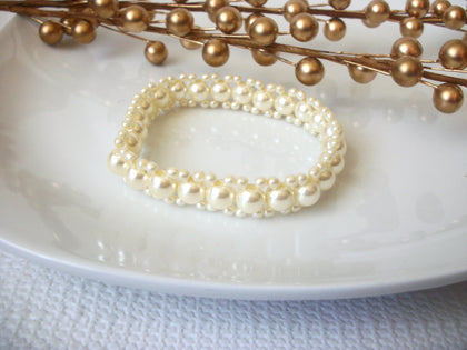 Vintage Faux Pearl Bracelet 42320