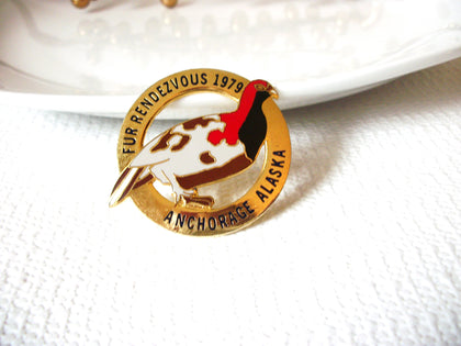 Vintage Alaska 1979 Brooch Pendant Pin 40120