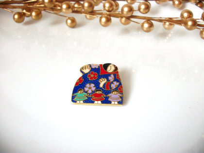 Vintage BARBARA Cloisonne Brooch 40120
