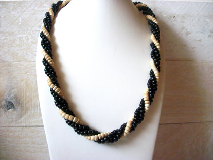 Retro Wood Necklace 52620