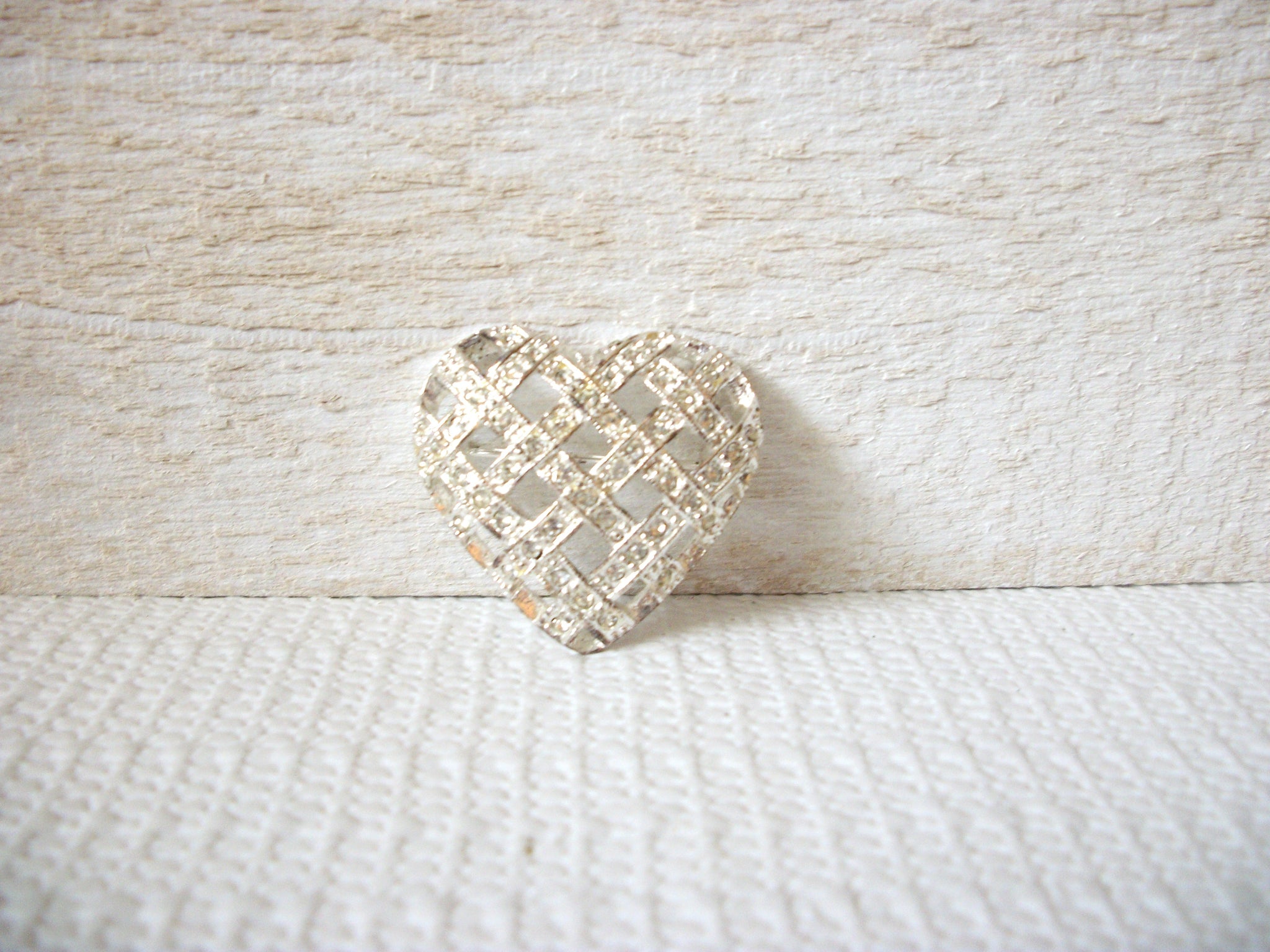 NAPIER Rhinestones Heart Brooch 52720