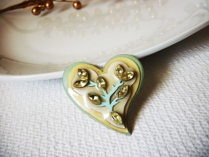 RARE Lucinda Vintage Bejeweled Heart, Designs By Lucinda Pins 40120