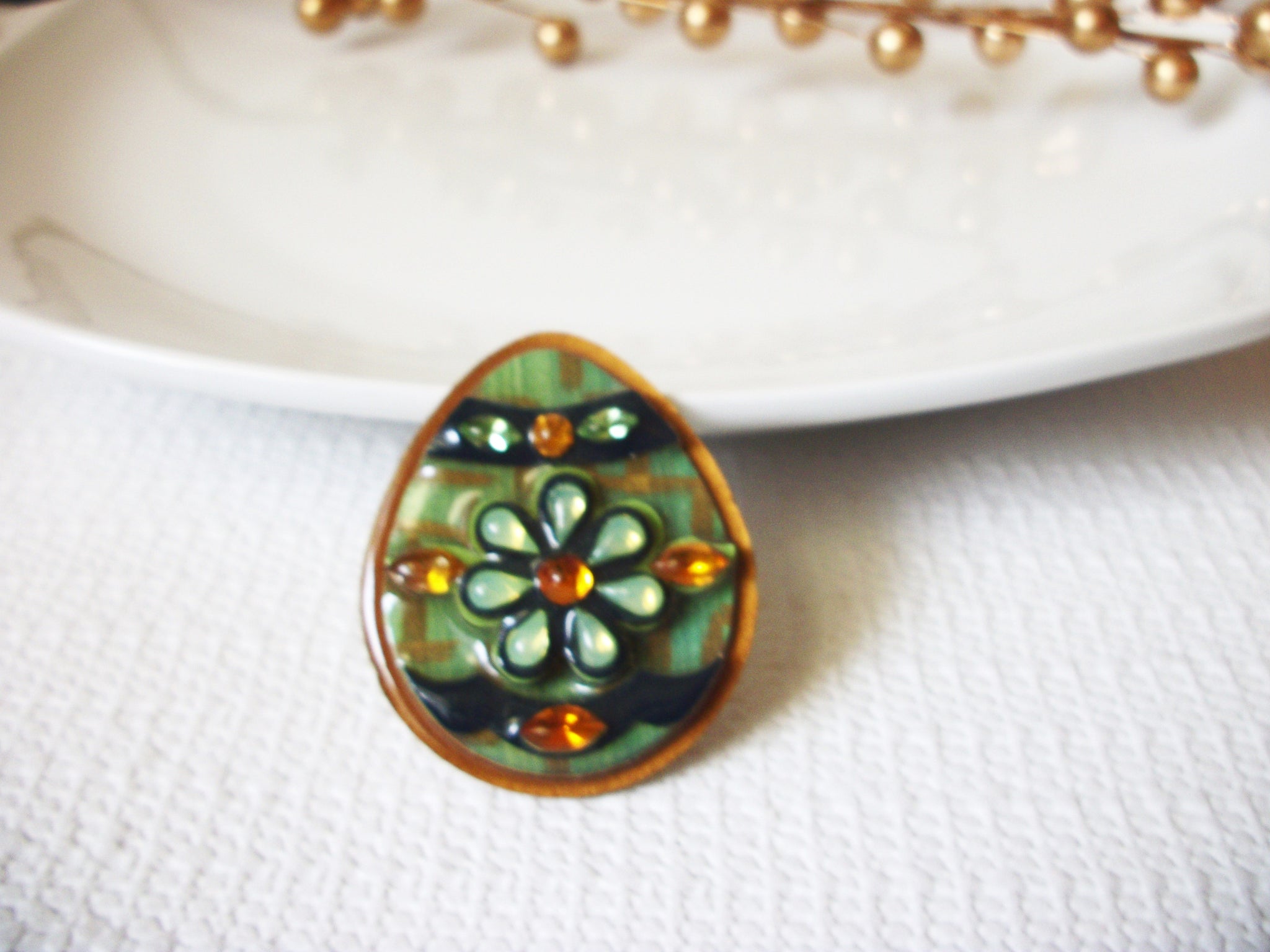 Rare Lucinda Bejeweled Easter Egg Pins, Lucinda Pins 40120  Bejeweled