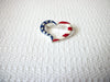 AVON Patriotic Heart Brooch 40220