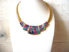 Retro Enameled Panel Necklace 52920