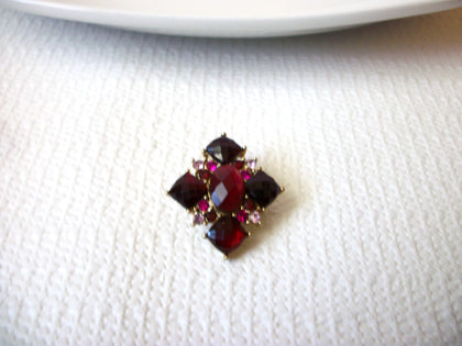 LC Stamped Rhinestones Smaller Brooch 40220