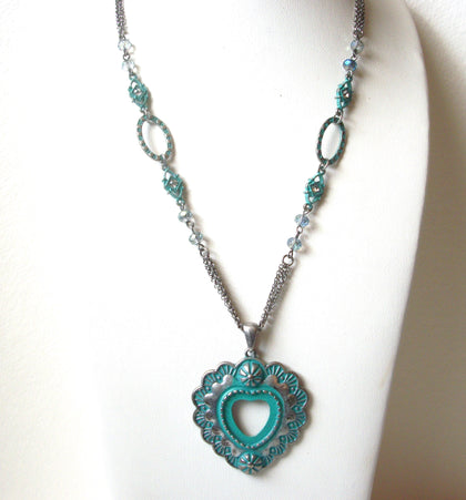 Vintage Shyanne Southwestern Patina Necklace 113020