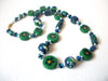 Vintage Chunky Fimo Clay Green Necklace 120220