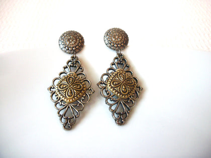 Victorian Inspired Two Tone Earrings 40220