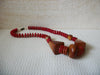 African Red Wood Necklace 52820